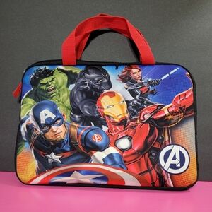 Avengers Themed Laptop Bag with Red Handles